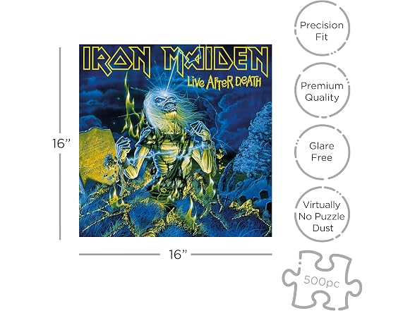 Iron Maiden Live After Death (500 Piece Jigsaw Puzzle)