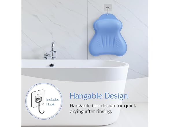 kixcvdm Silicone Bath Pillow