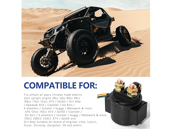 YIMXIEM Starter Solenoid Relay ATV