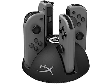 $9.99, Was $49.99, 80% Off! HYPERX Chargeplay Controller Charging Station for Nintendo Switch dealfomo