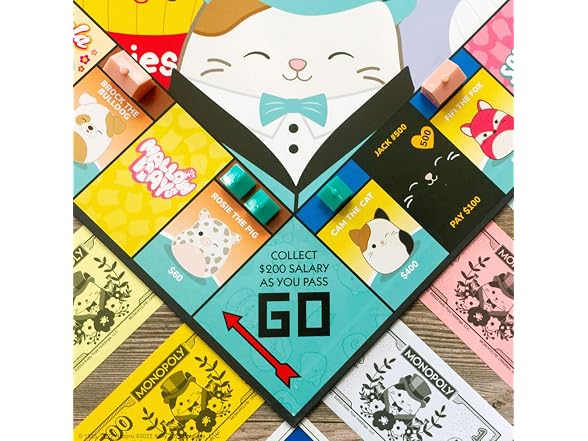 Monopoly: Squishmallows Collector’s Edition Board Game