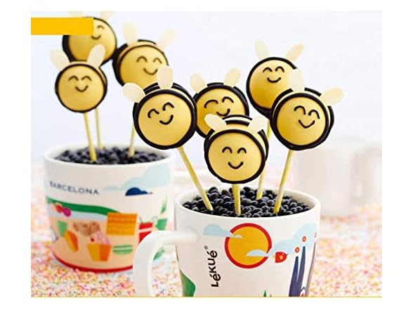 Aeyistry 100 Pcs Colorful Lollipop Stick