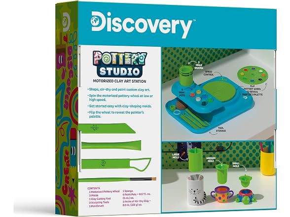 Discovery Pottery Studio Motorized Clay Art Station