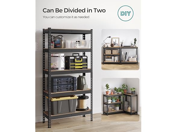 SONGMICS UGLR300B01 SONGMICS 5-Tier Storage Shelve