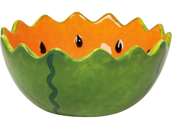 Jubilee Melon Pop Shaped 5oz Stoneware Bowls Set of 3
