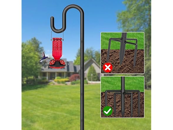 Gientan Shepherds Hooks for Outdoor