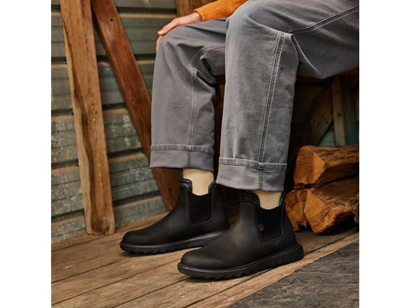 Hey Dude Branson Boot Craft Leather Women's Shoes