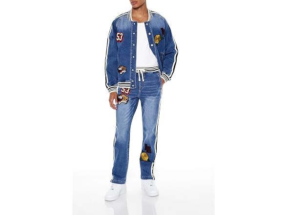 Forever 21 (M) Patch Bomber Jacket