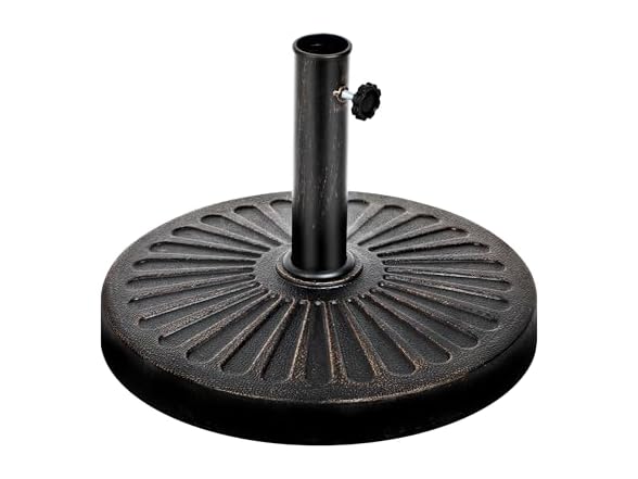 YSSOA Heavy Duty Antiqued Umbrella Base