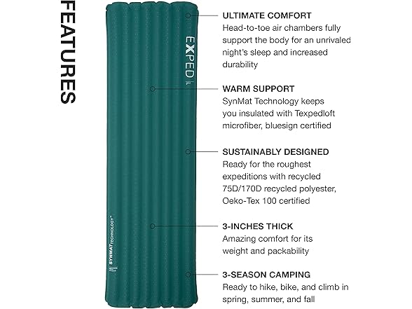 Exped Dura 3R 25 Degree Sleeping Pad