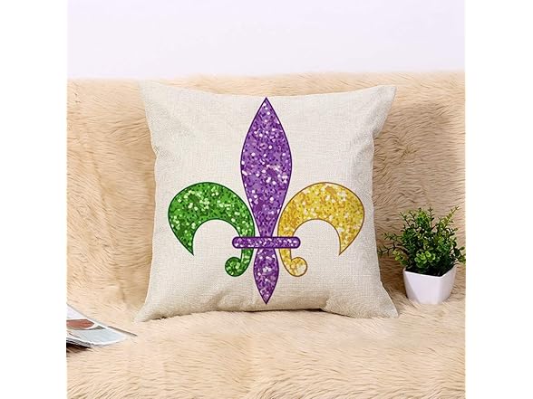 Awowee Flax Throw Pillow Cover Gras