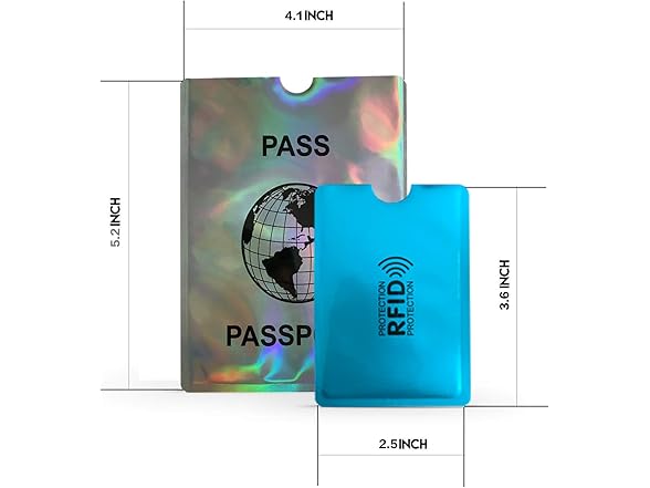 WUOJI RFID Blocking Credit Card Sleeves