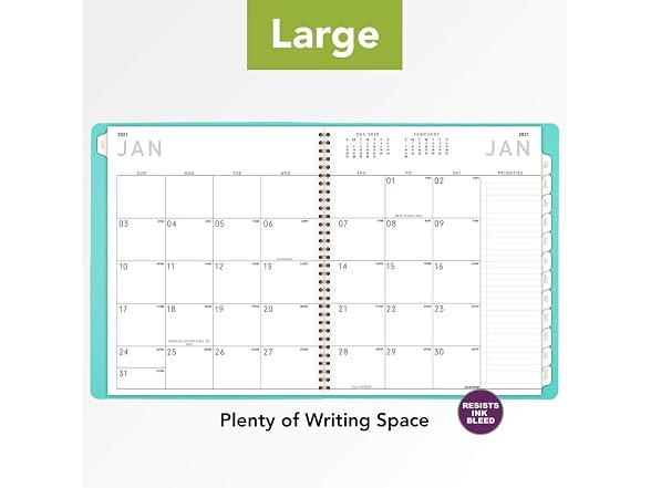 AT-A-GLANCE 2021 Monthly Planner