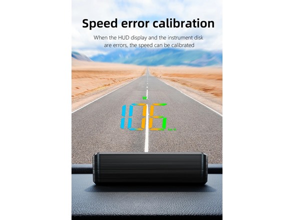 Head-Up Speedometer Display