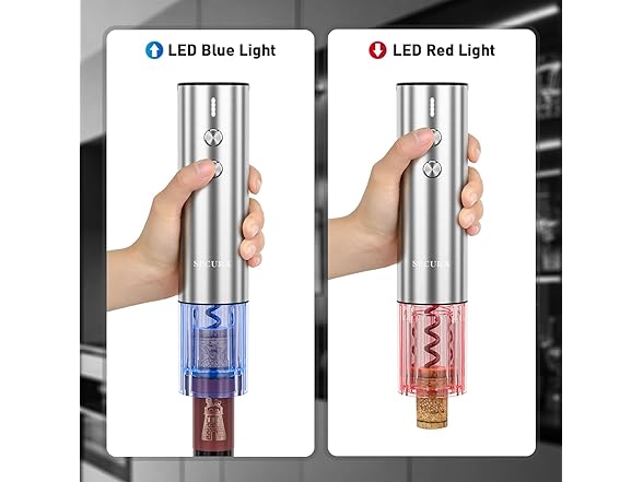 Secura Stainless Steel Electric Wine Opener