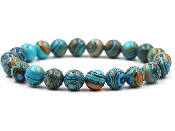 Zhung Ree 6-12mm Natural Stone Beads Malachite Beads