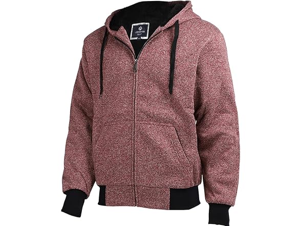 Gary Com Men (M) Marled Sherpa Lined Hoodies