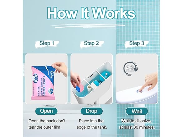 Msvvko Toilet Bowl Cleaner Tablets