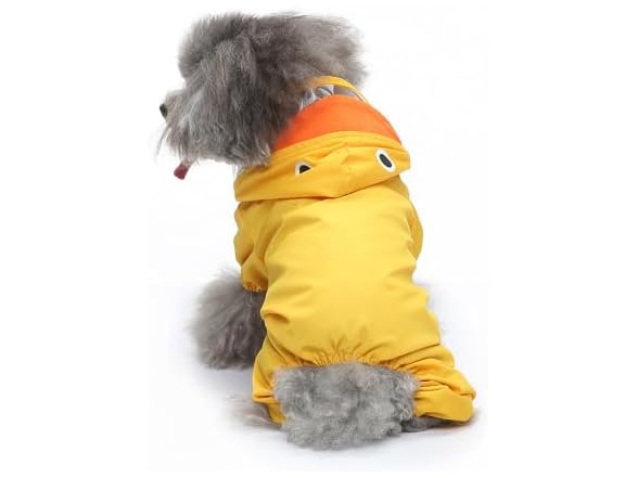 Petper Dog Raincoat (S, Yellow)