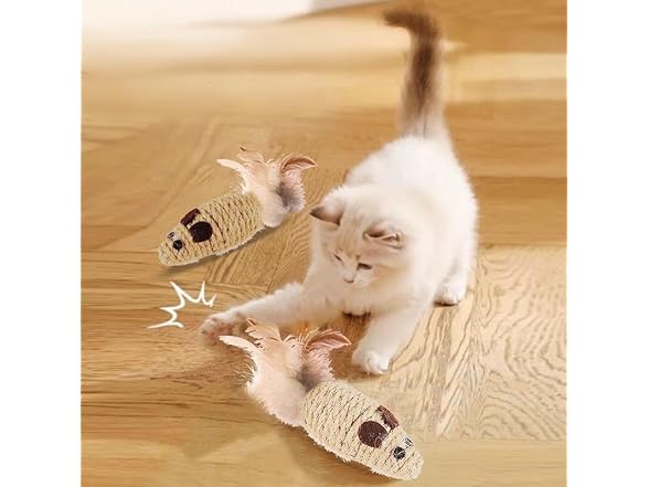 Wetandspicy 4-Pack pet cat Toys