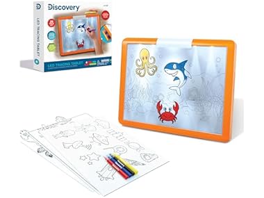 $12.99, Was $35.99, 63% Off! Discovery Kids LED Tracing Tablet, 26-Pc Set dealfomo