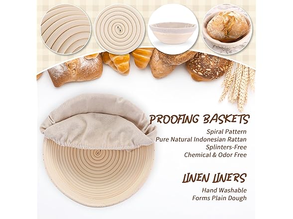 LCHJDJX Sourdough Proofing Basket