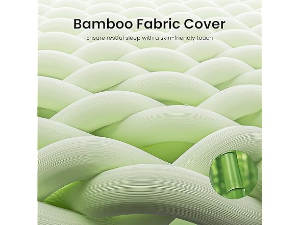 Marsail Memory Foam Mattress Topper Queen