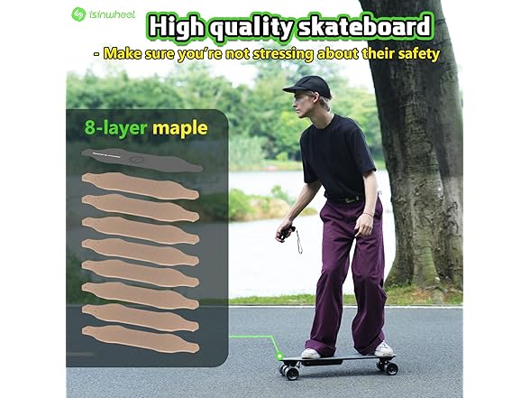 isinwheel V6 450W Electric Skateboard