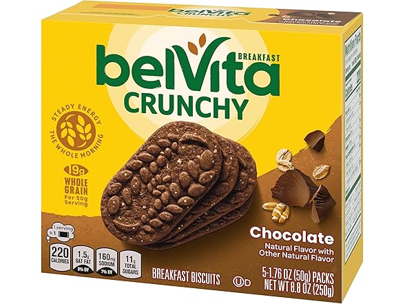30PK belVita Breakfast Bars Biscuits, Chocolate