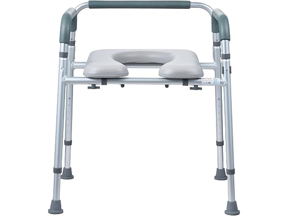 Commode Chair, Bedside Commode with Padded Seat