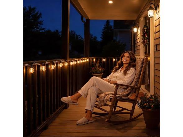RTTY Outdoor String Lights 50 FT LED
