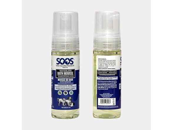 Soos Pet Waterless Bath Mousse for Dogs and