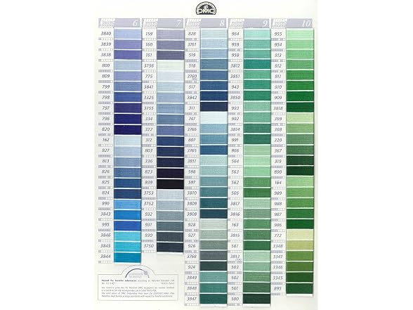 DMC 6-Strand Embroidery Cotton Floss, Dark Electric Blue