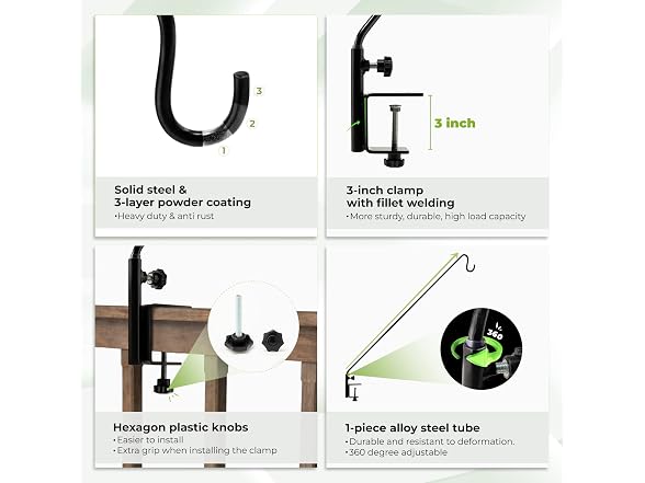 Idzo Deck Hook for Bird Feeder
