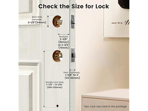 Keyless Entry Smart Lock Handle Set