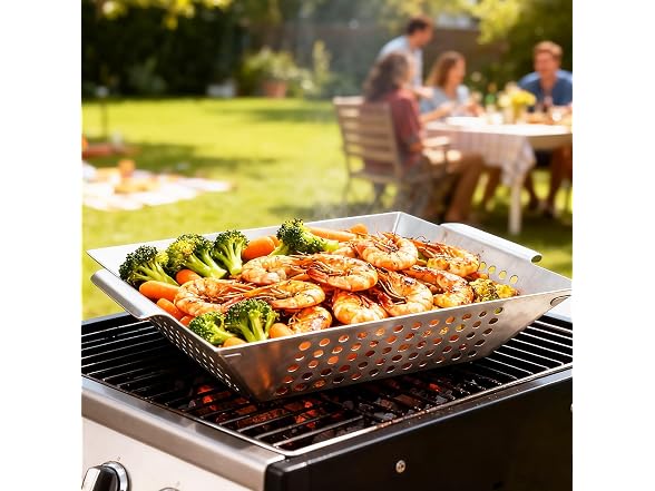 1 Pack Heavy Duty Stainless Steel Grill