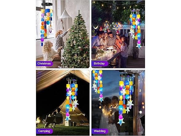 MERRIMAX M Solar Wind Chimes