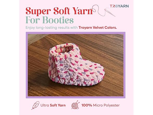 Troyarn Velvet Colors (3- Skeins Pack)