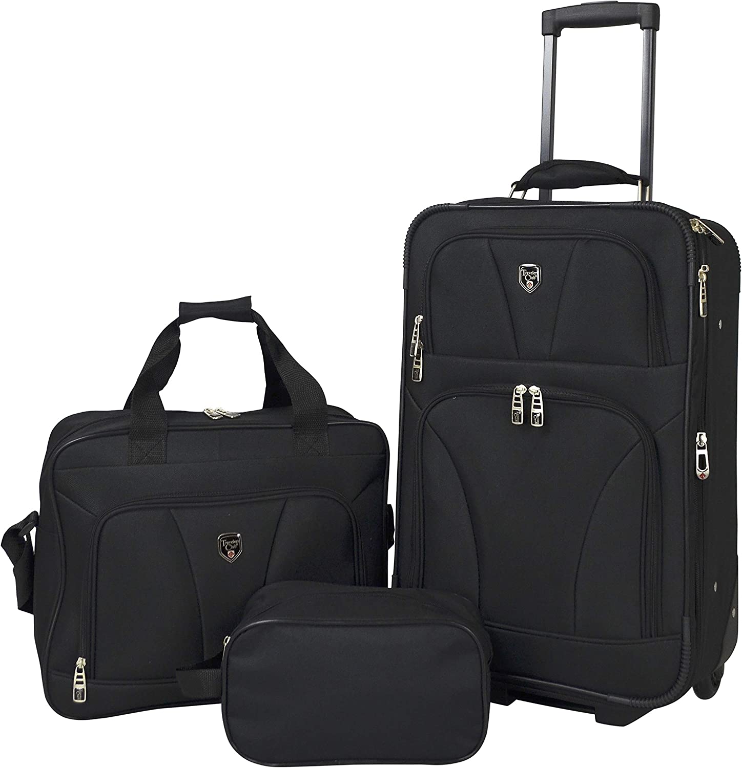 Travelers Club 3pc Expandable Luggage Set - Gallery 13