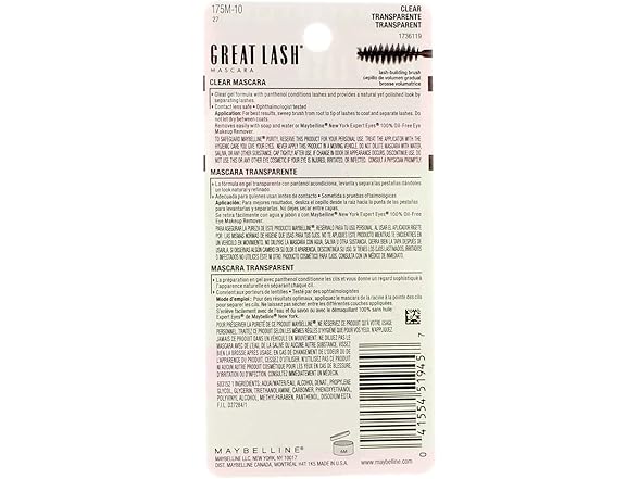 Maybelline New York Great Lash Mascara 110 Clear
