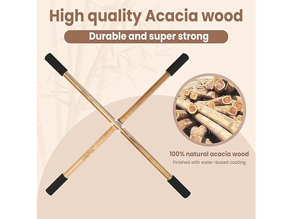 poptuu Acacia Wood Posture Corrector