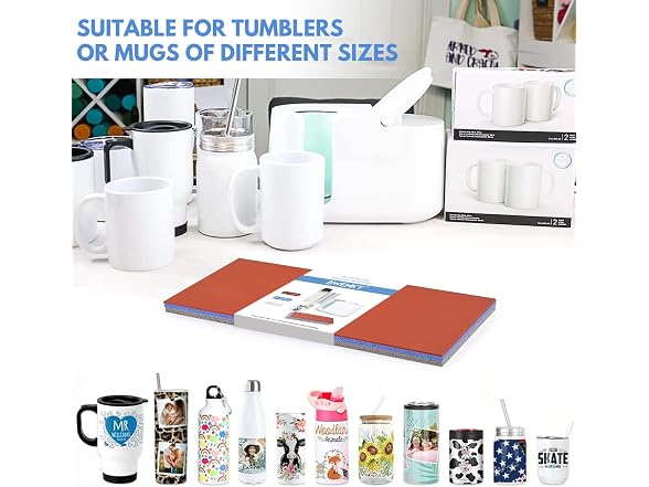 Sublimation Tumbler Wrap , Compatible with