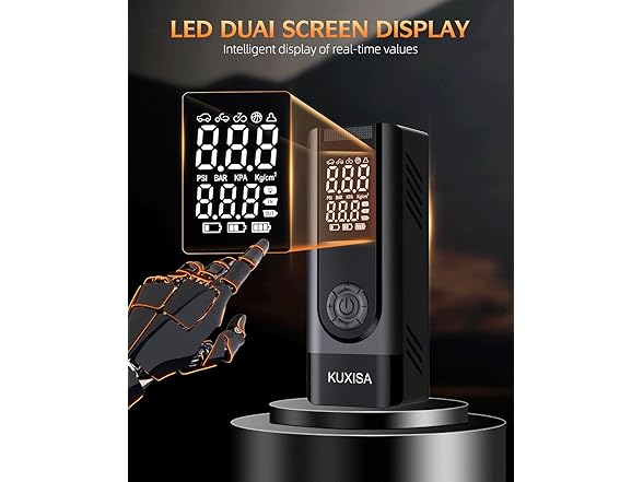 KUXISA Tire Inflator | 180PSI | 25000mAh