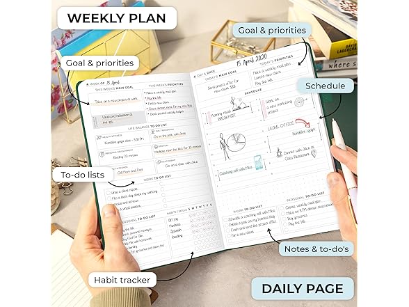 Daily Premium Planner & Goal Journal