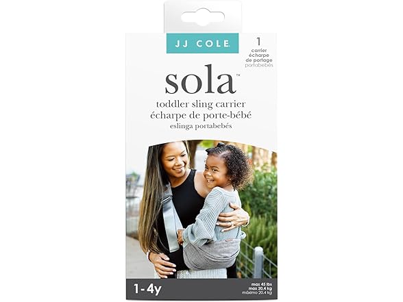 JJ Cole Sola Adjustable Toddler Sling Carrier