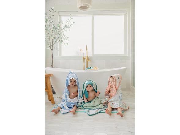 Copper Pearl Hooded Bath Towels Premium Knit