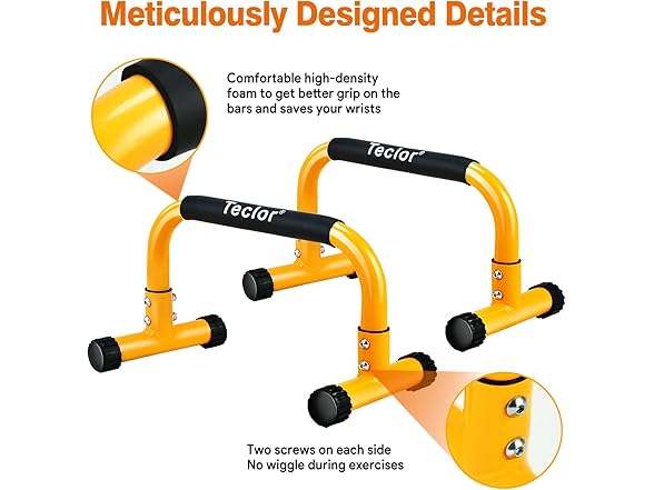 Heavy-Duty No Wobbling Parallel Bars