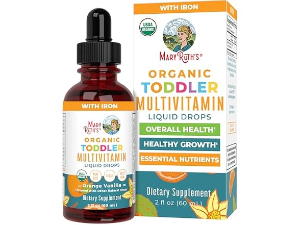 MaryRuths Organics Toddler Multivitamin Drops 2oz