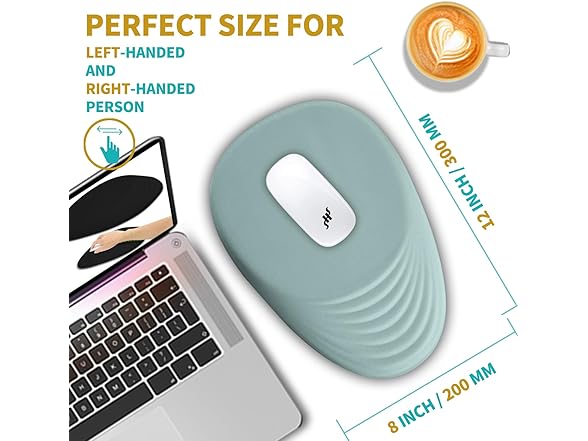 Hokafenle Ergonomic Mouse Pad w/Wrist Rest
