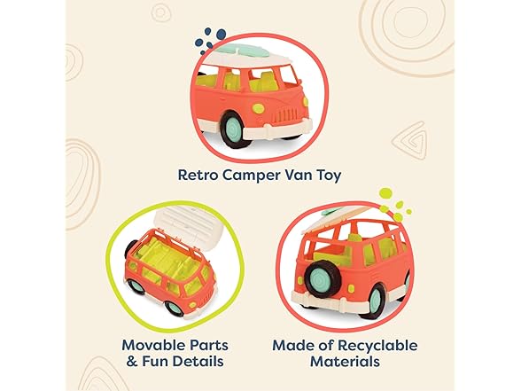 B. toys Toy Camper Retro Van